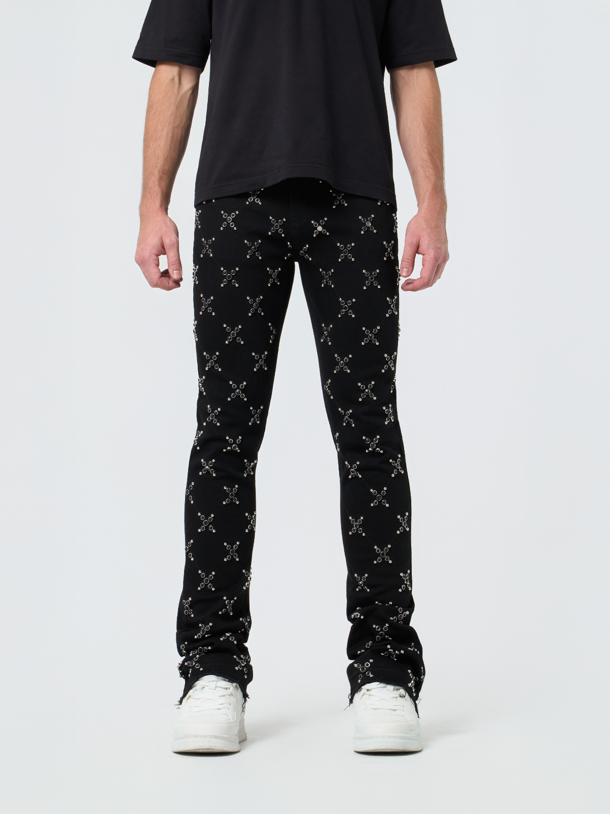 Waimea Men's Rhinestone Stacked Jeans