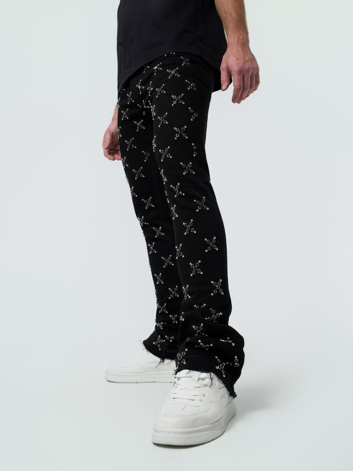 Waimea Men's Rhinestone Stacked Jeans