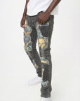 Waimea "Skull & Moth" Slim Fit Jean