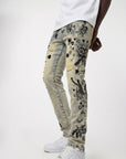 W by Waimea "Wild Bloom" Slim Jean