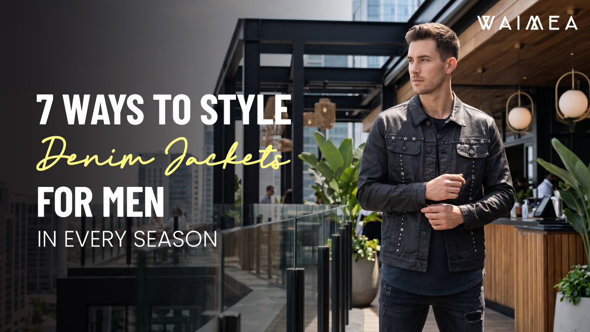 How to Style Denim Jackets for Men in Every Season