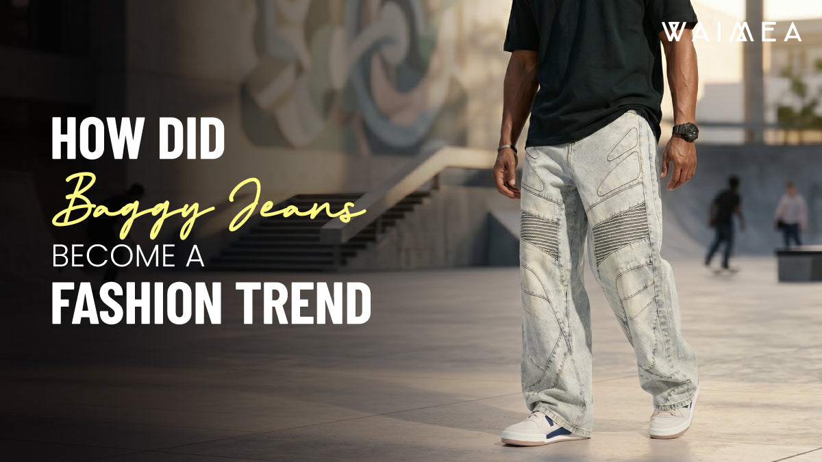 How did baggy jeans become a fashion trend?