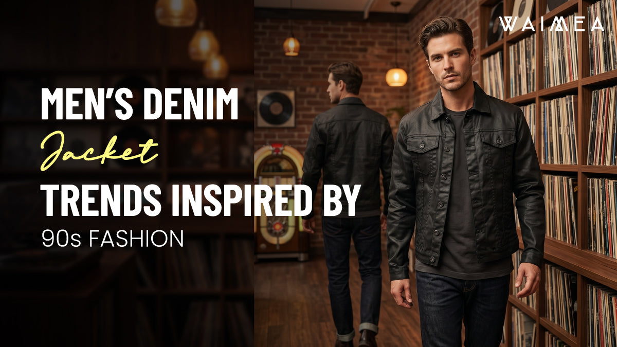 Men’s Denim Jacket Trends Inspired by 90s Fashion