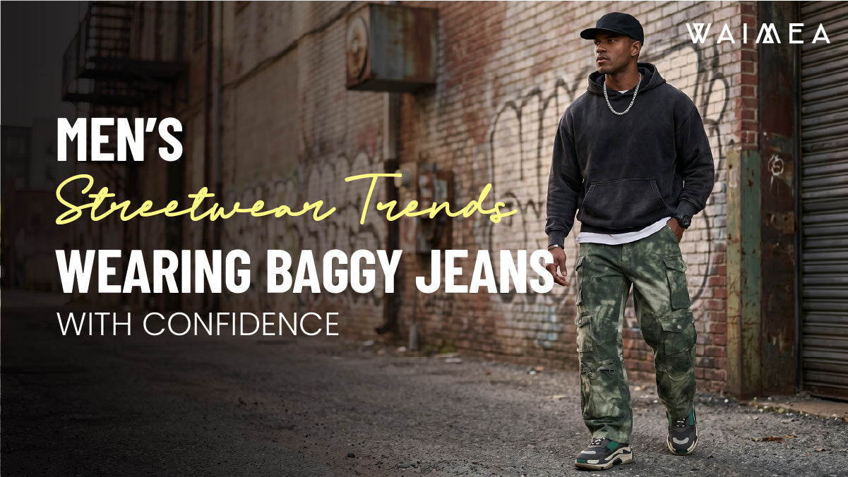 Men’s Streetwear Trends Wearing Baggy Jeans