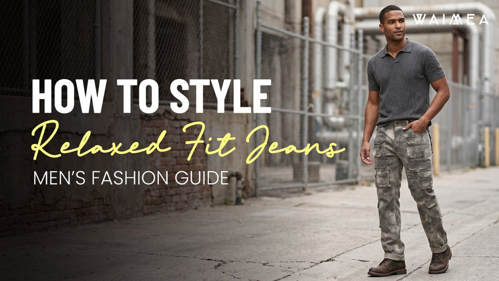 How to Style Relaxed Fit Jeans: Men’s Fashion Guide – Waimea Online