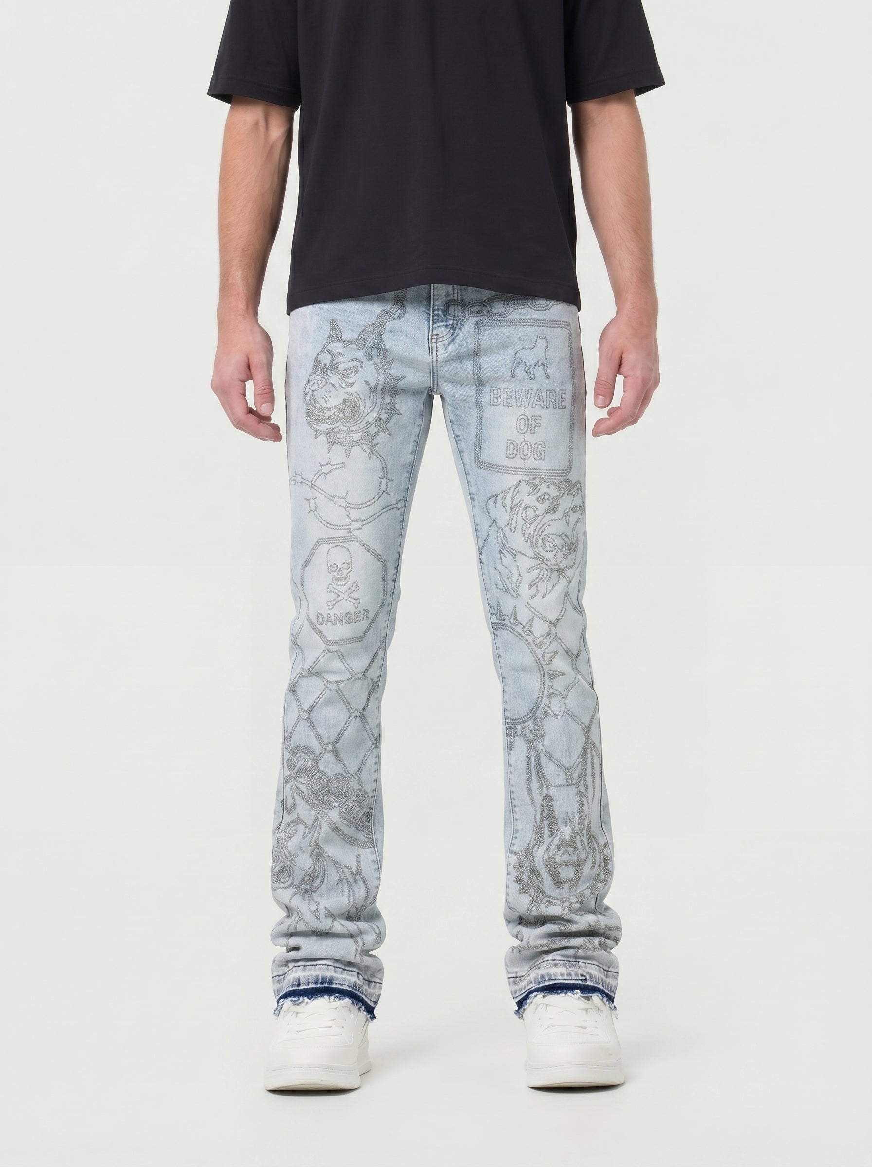 Mens Stacked Jeans:  Slim & Tapered Fits Collection