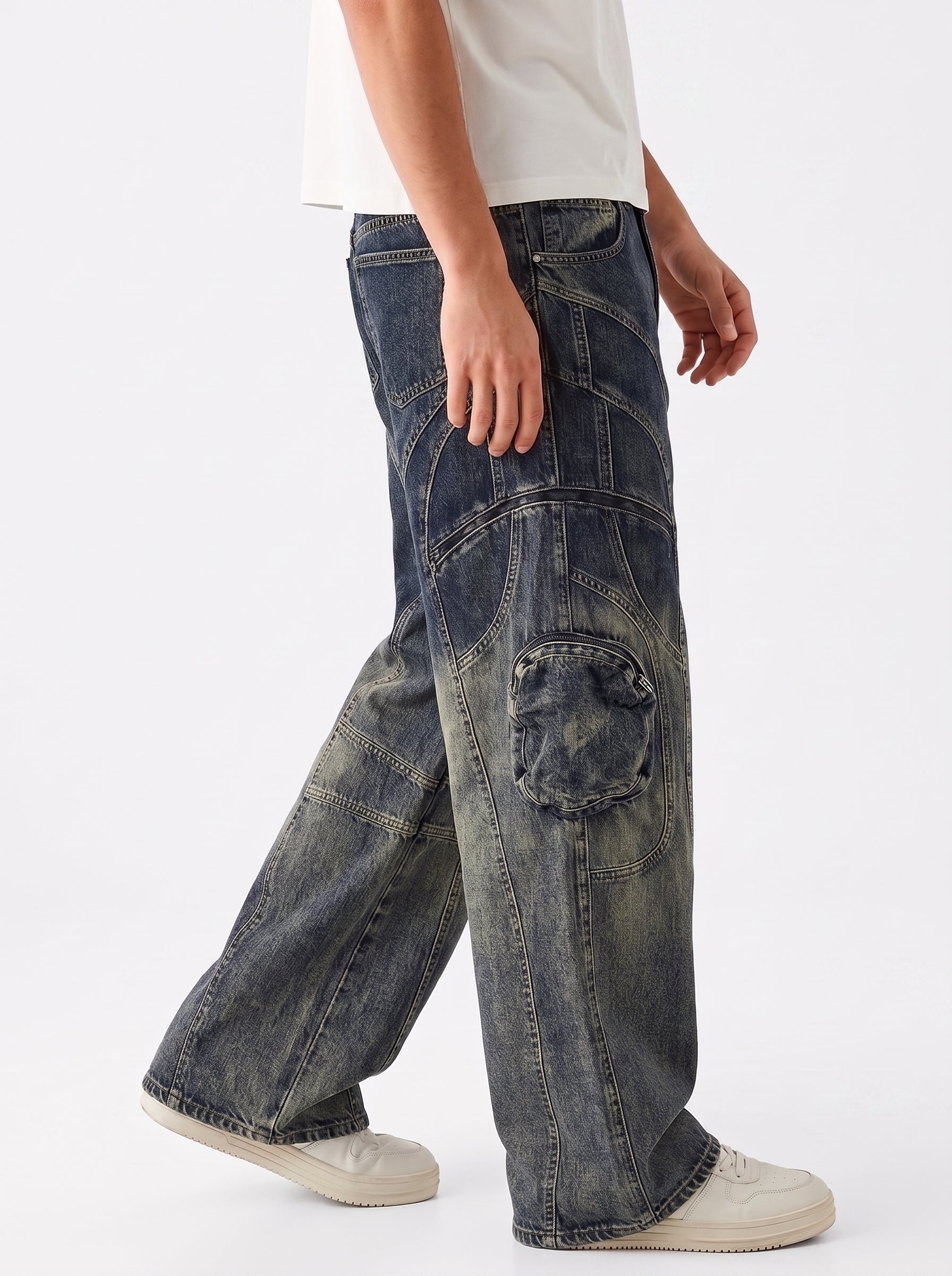 Baggy Jeans: Ripped, Denim Jeans for Men