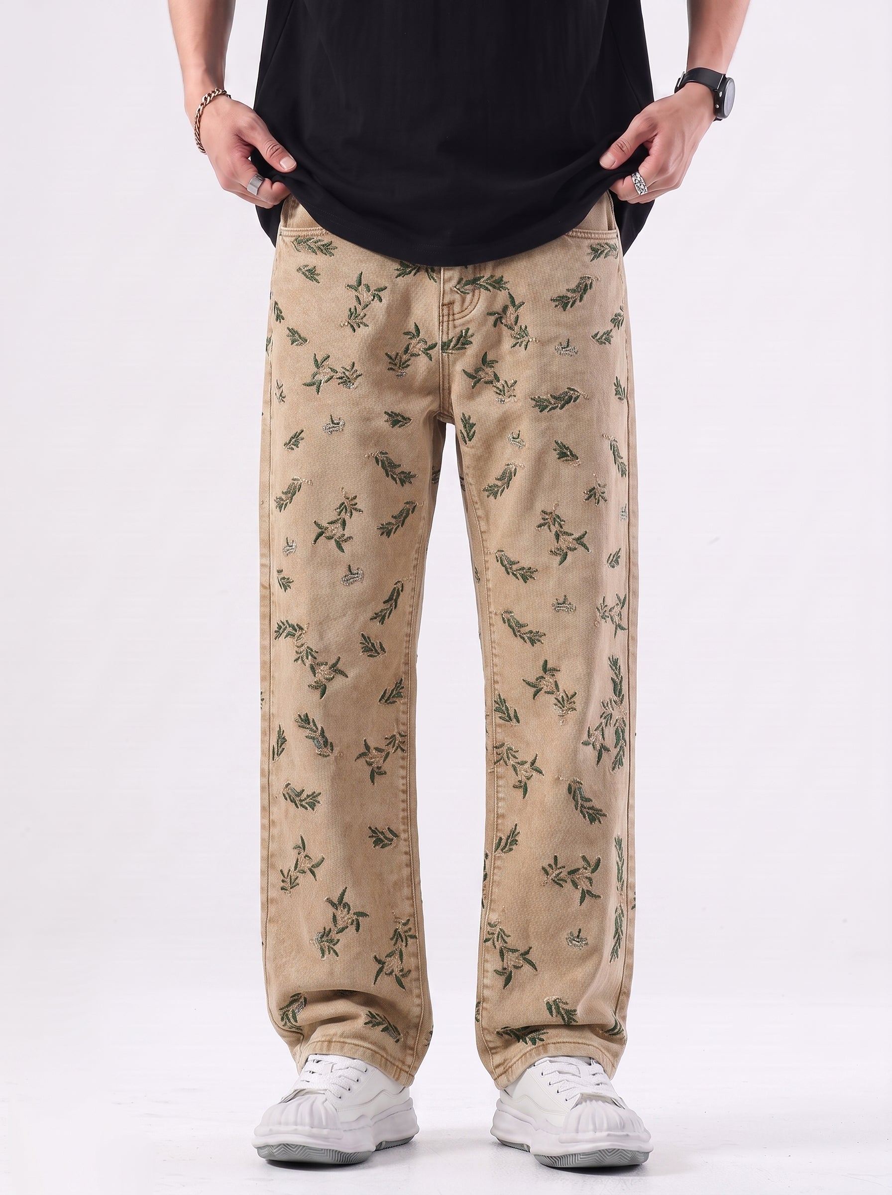 W by Waimea Woodland Forest Relaxed Jean