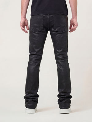 W by Waimea Men's Basic Wax Stacked Jeans