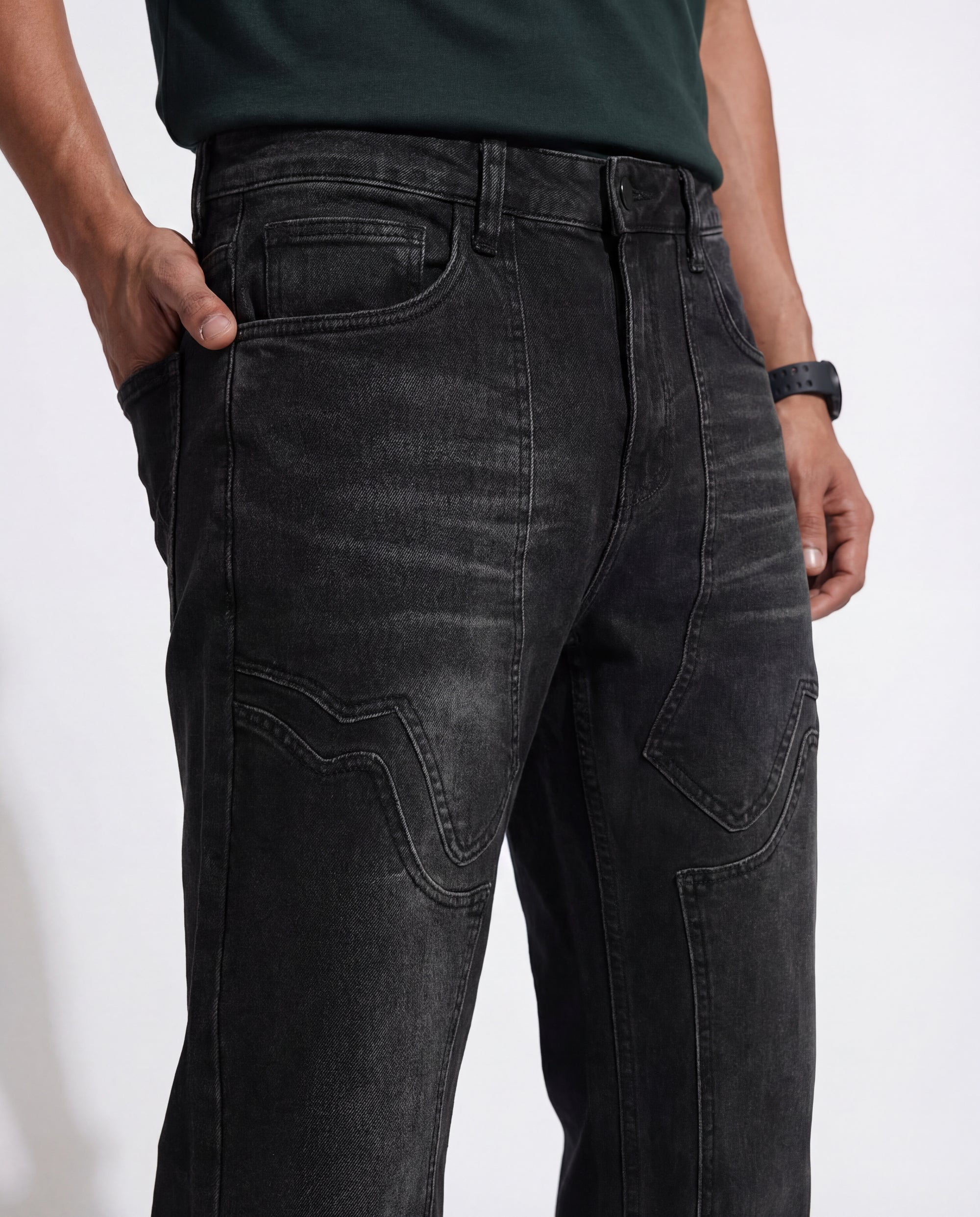 W by Waimea Men's Flare Fit Jeans