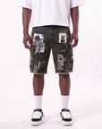 W BY Waimea Camo Patchwork Shorts