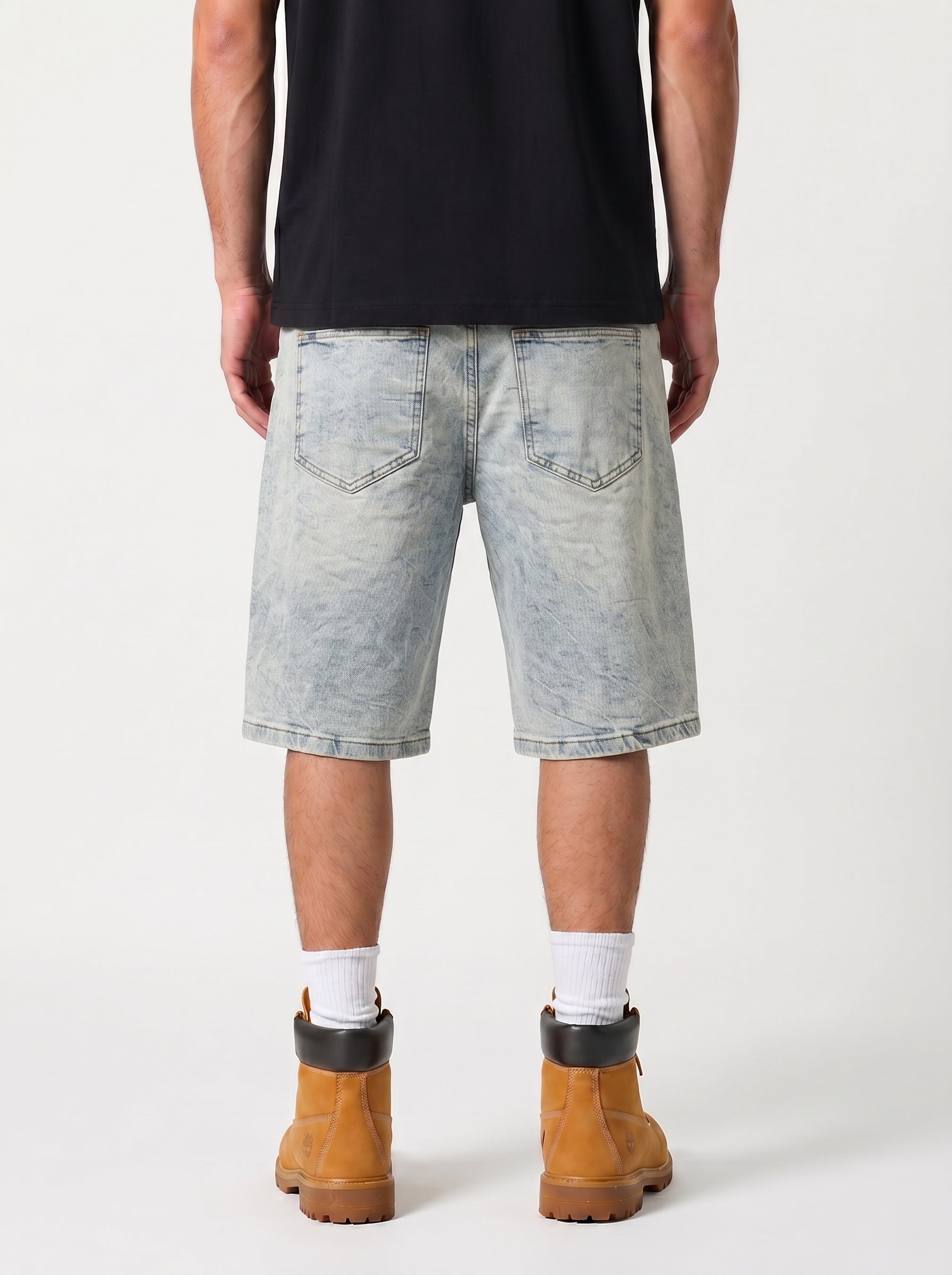 Waimea "Back to School" Plaid Denim Short