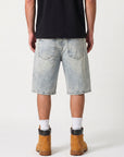 Waimea "Back to School" Plaid Denim Short