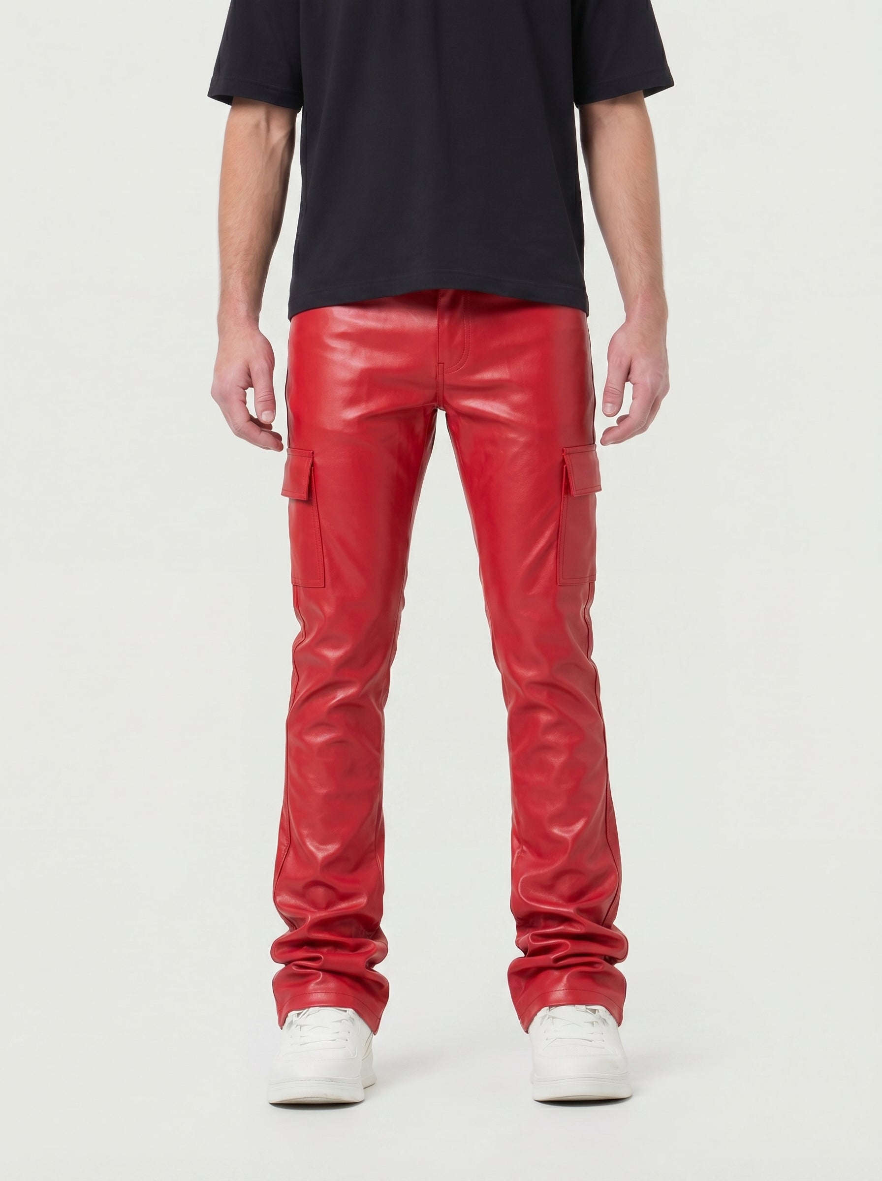 Waimea Men's PU Cargo Stacked Jeans