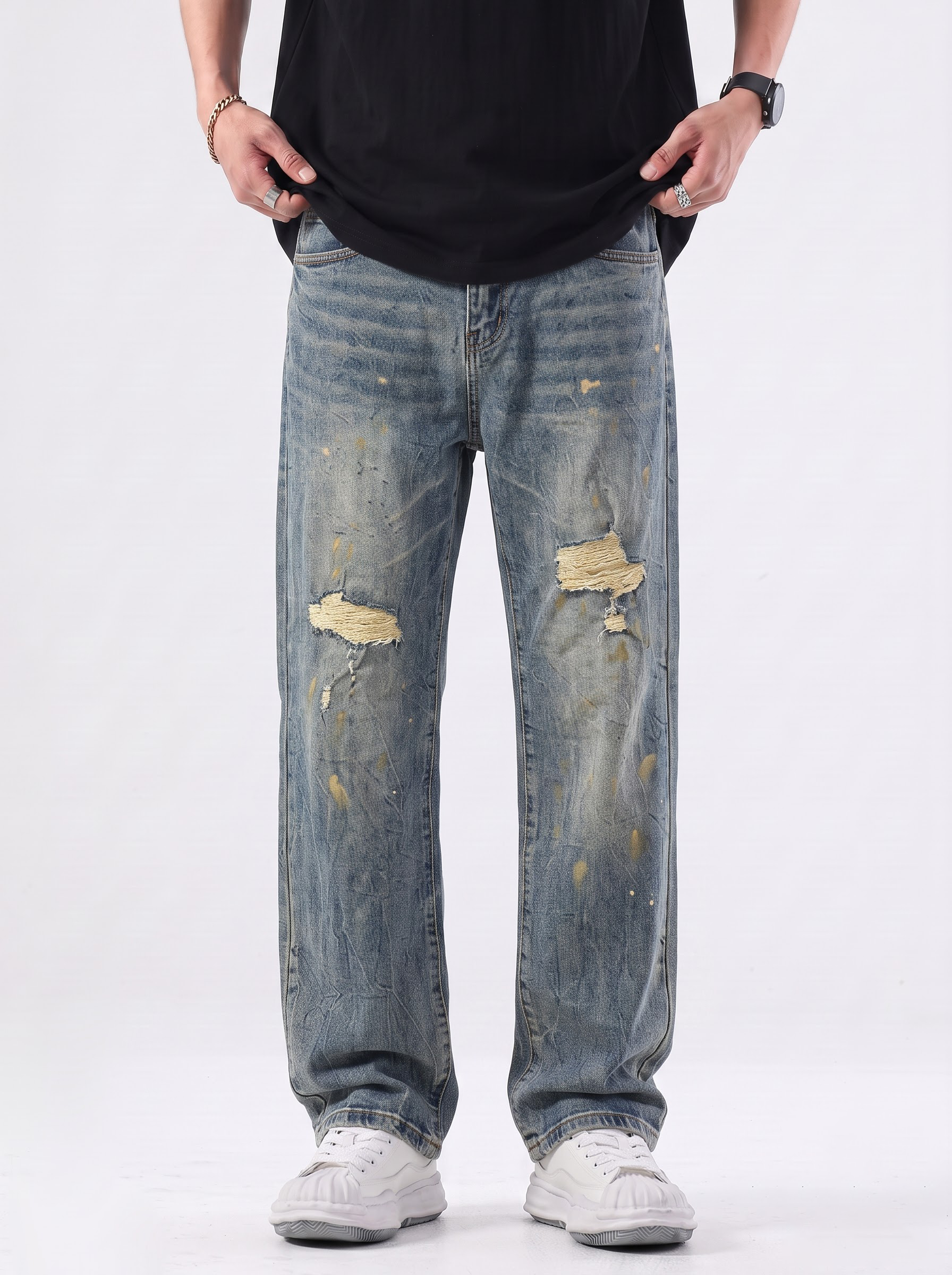 W by Waimea Street Relaxed Distressed Jean