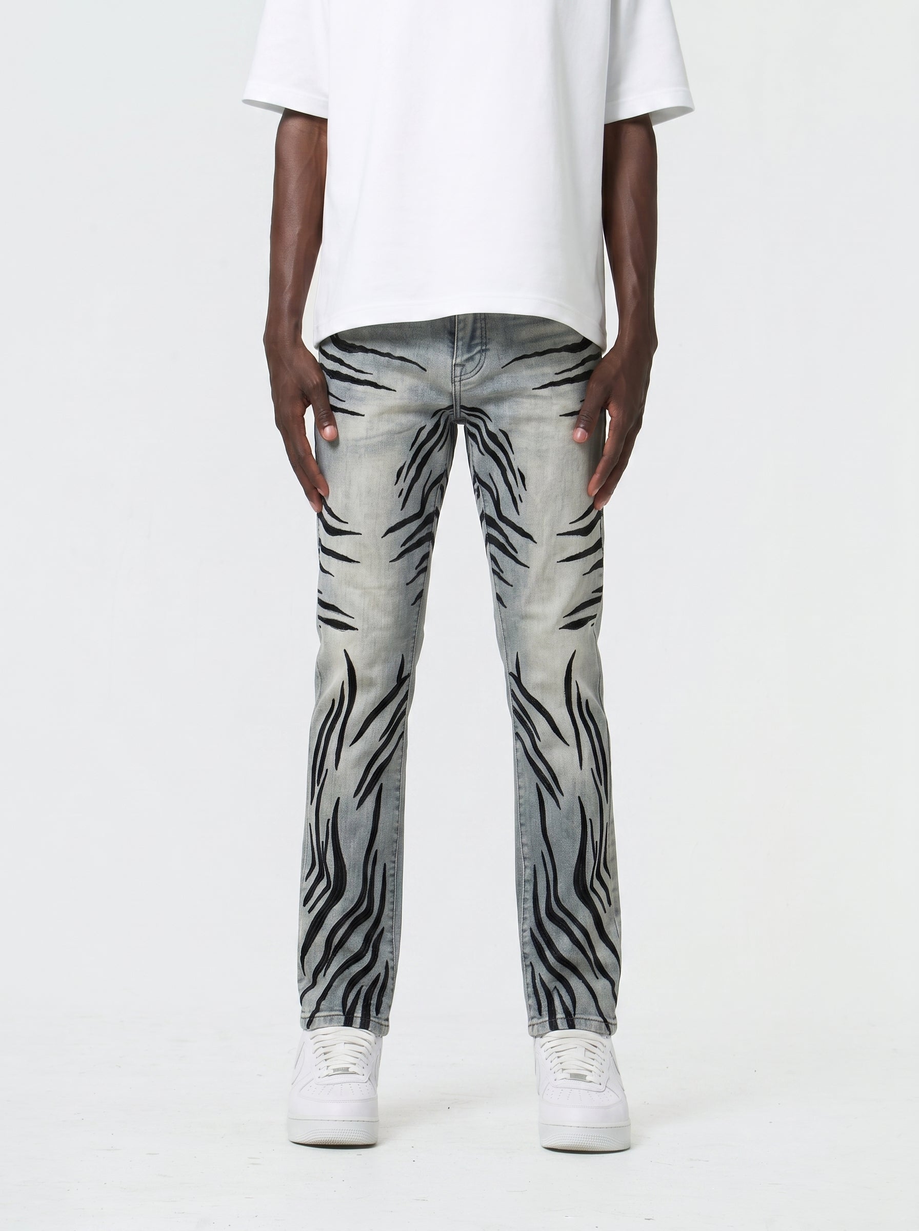 Men’s Blue Industrial Animal Slim Fit Jean