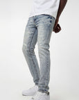 W by Waimea Men's Signature Distressed Slim Fit Jean