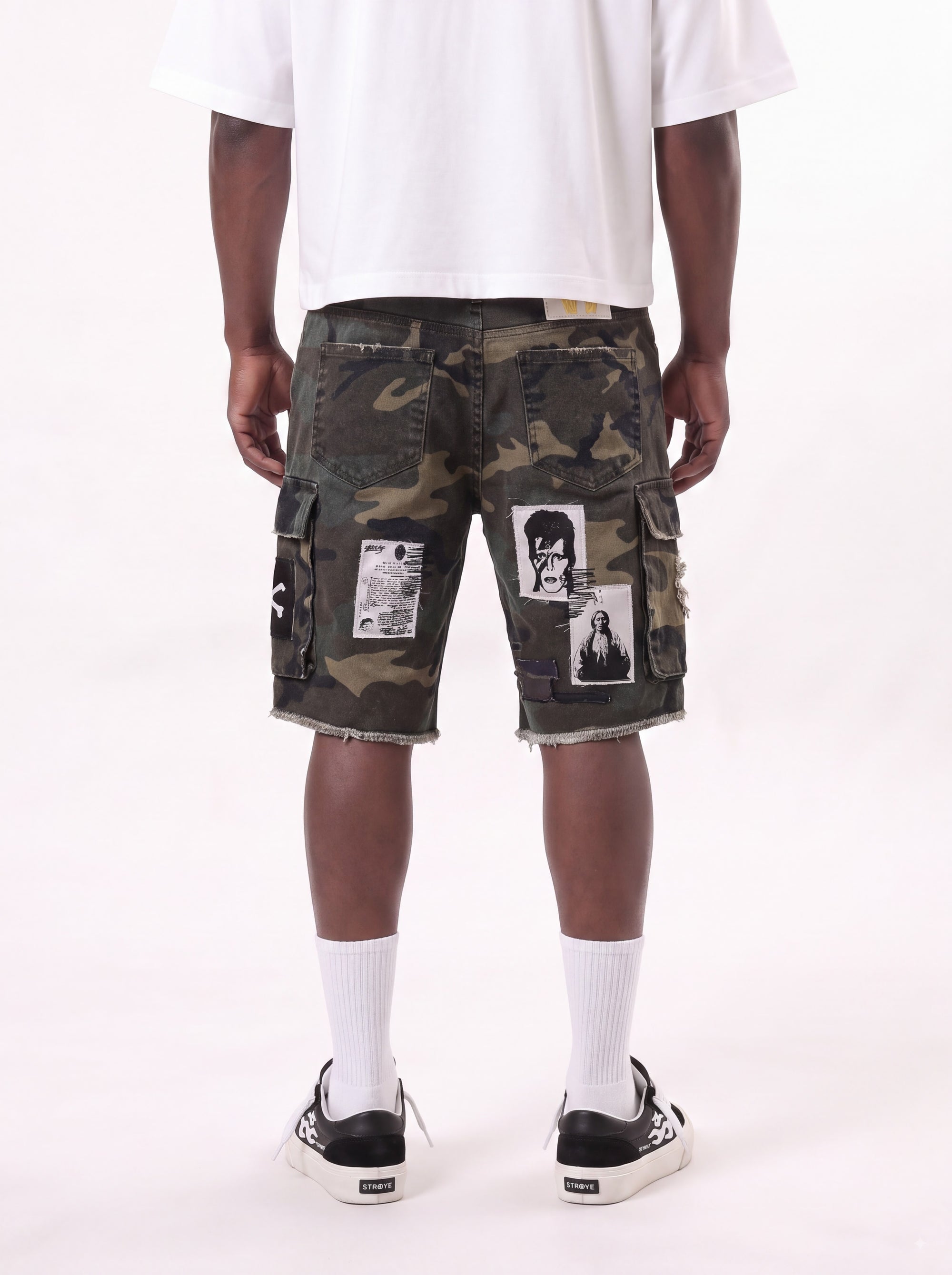 W BY Waimea Camo Patchwork Shorts