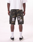 W BY Waimea Camo Patchwork Shorts