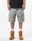 Waimea "Back to School" Plaid Denim Short