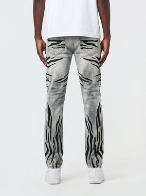 Men’s Blue Industrial Animal Slim Fit Jean