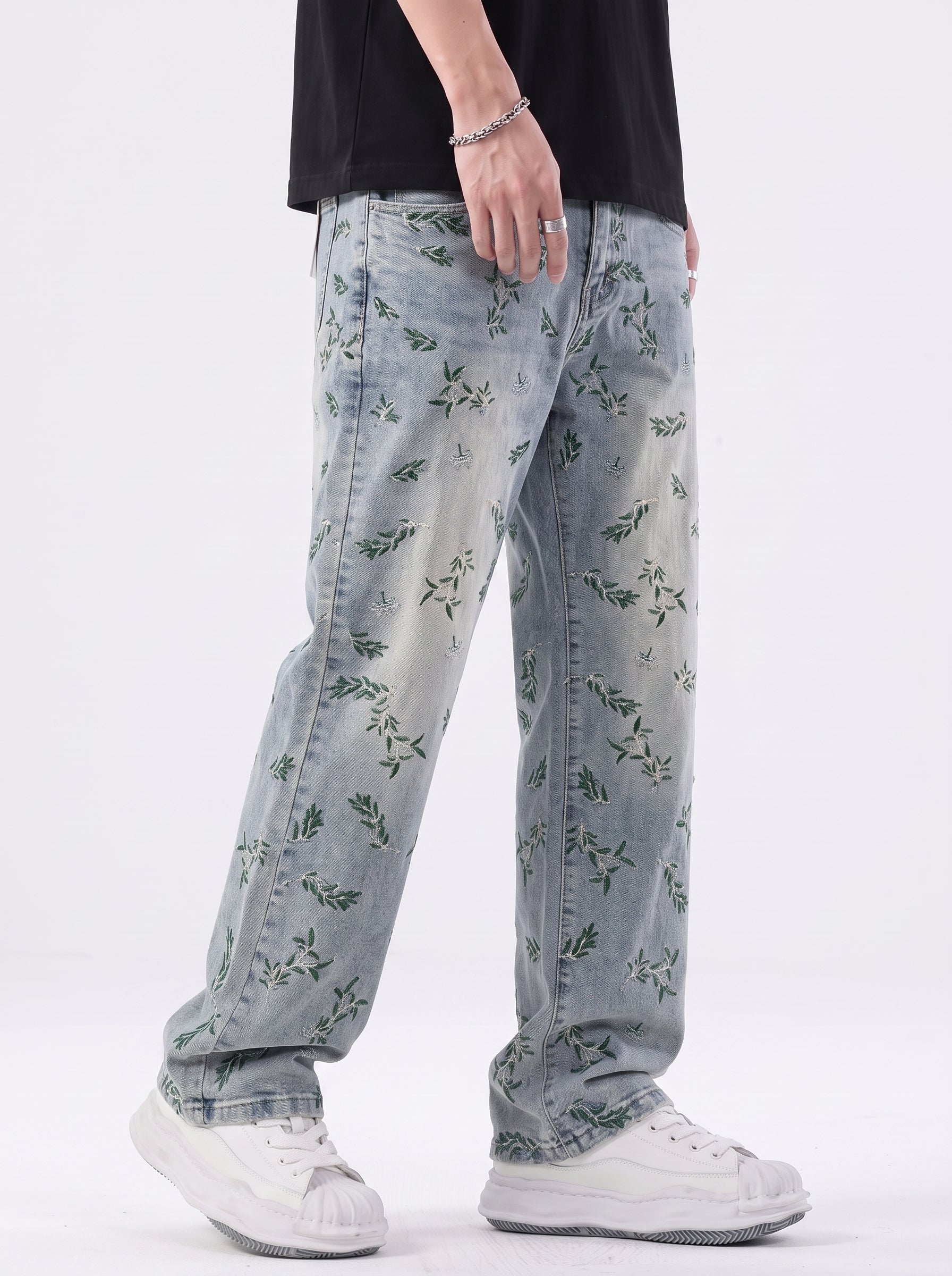 W by Waimea Woodland Forest Relaxed Jean
