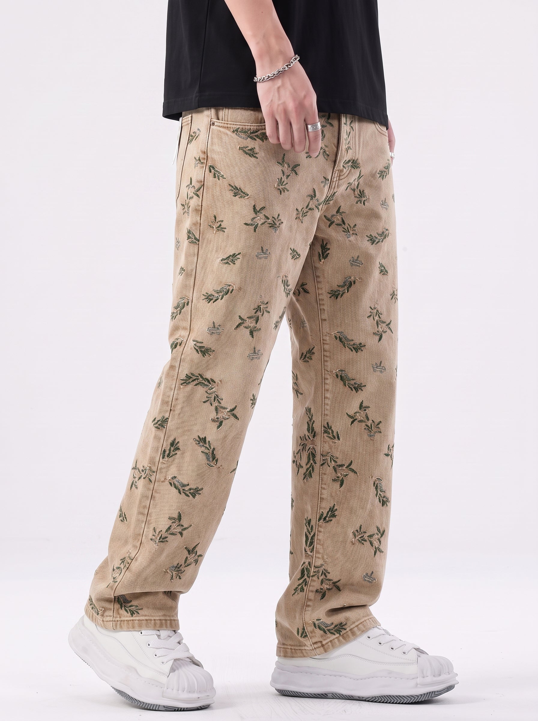 W by Waimea Woodland Forest Relaxed Jean
