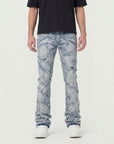 Waimea Men's Frayed Panel Stacked Jeans