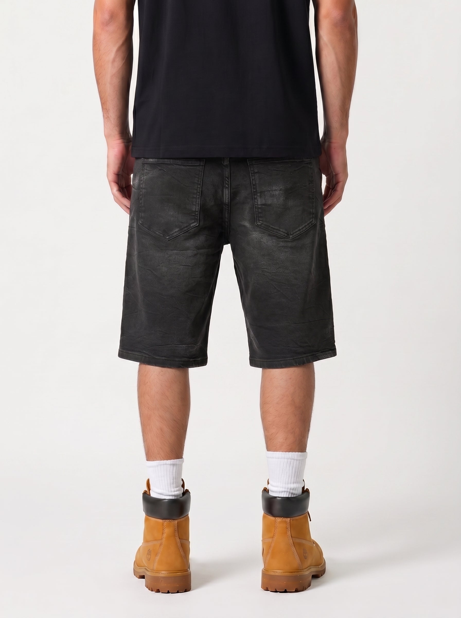 Waimea "Back to School" Plaid Denim Short