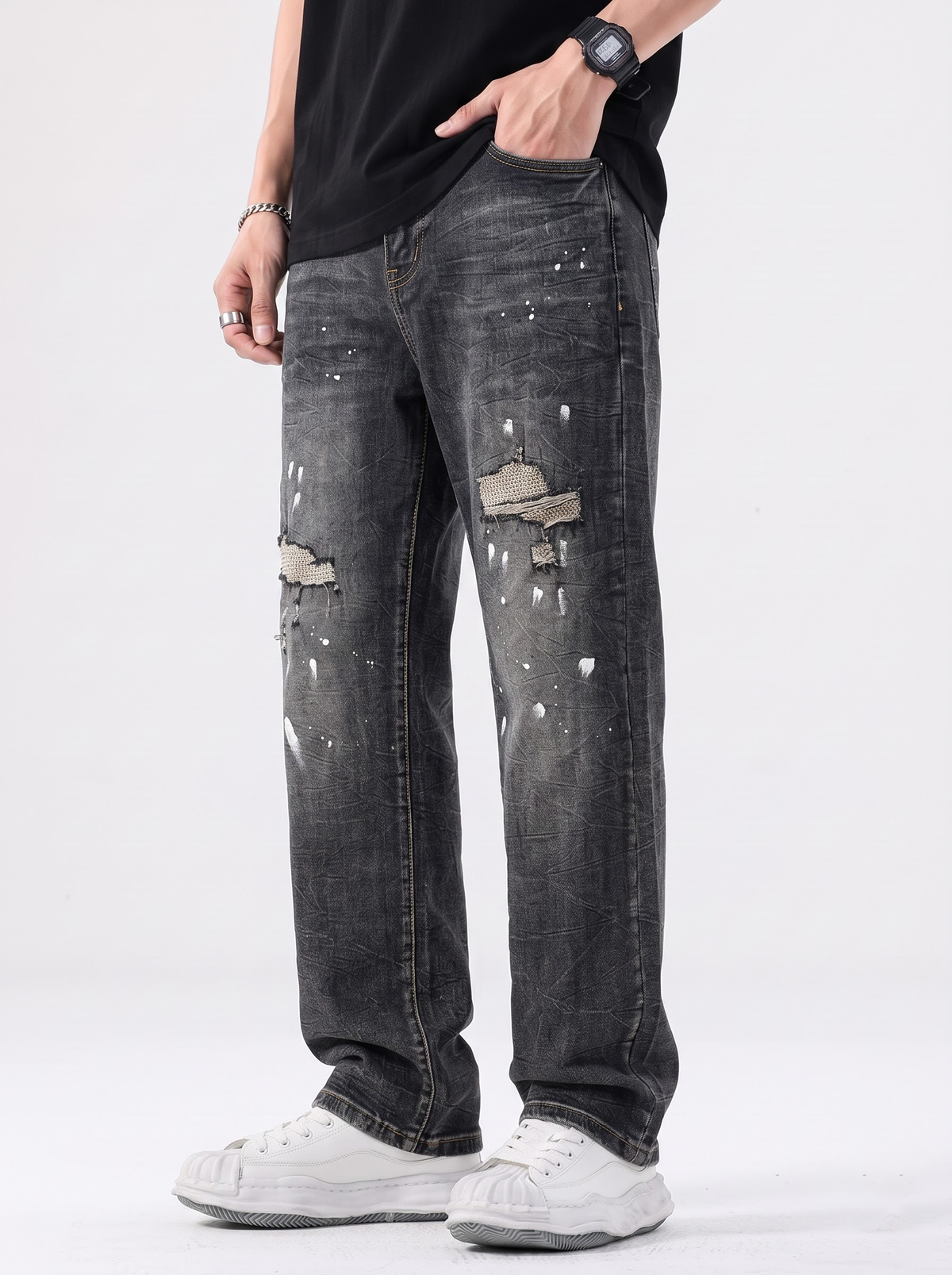 W by Waimea Street Relaxed Distressed Jean