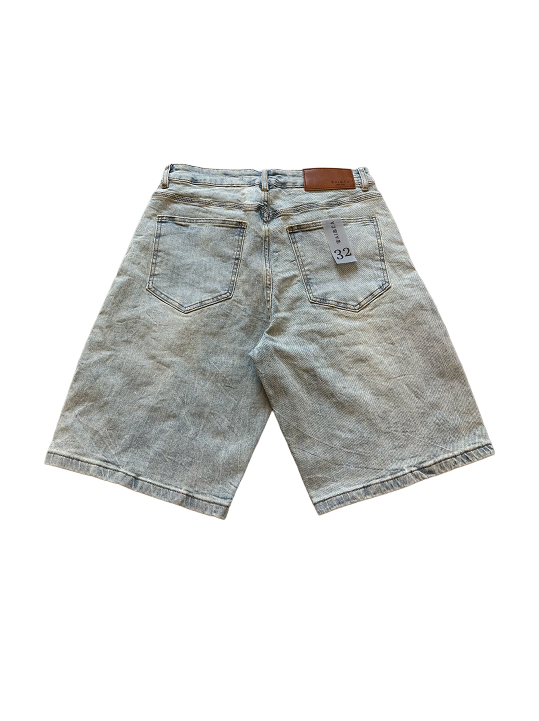 Waimea "Back to School" Plaid Denim Short