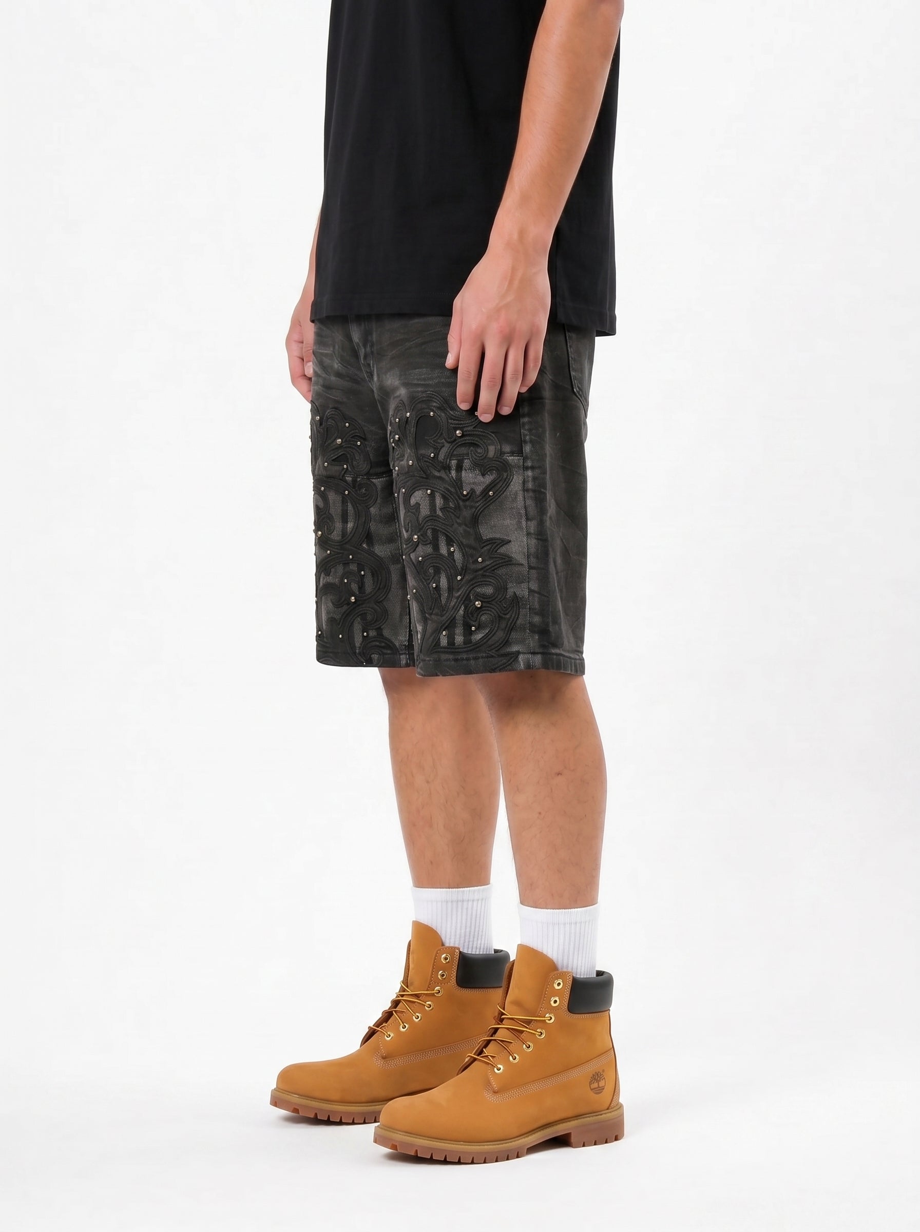 Waimea "Back to School" Plaid Denim Short