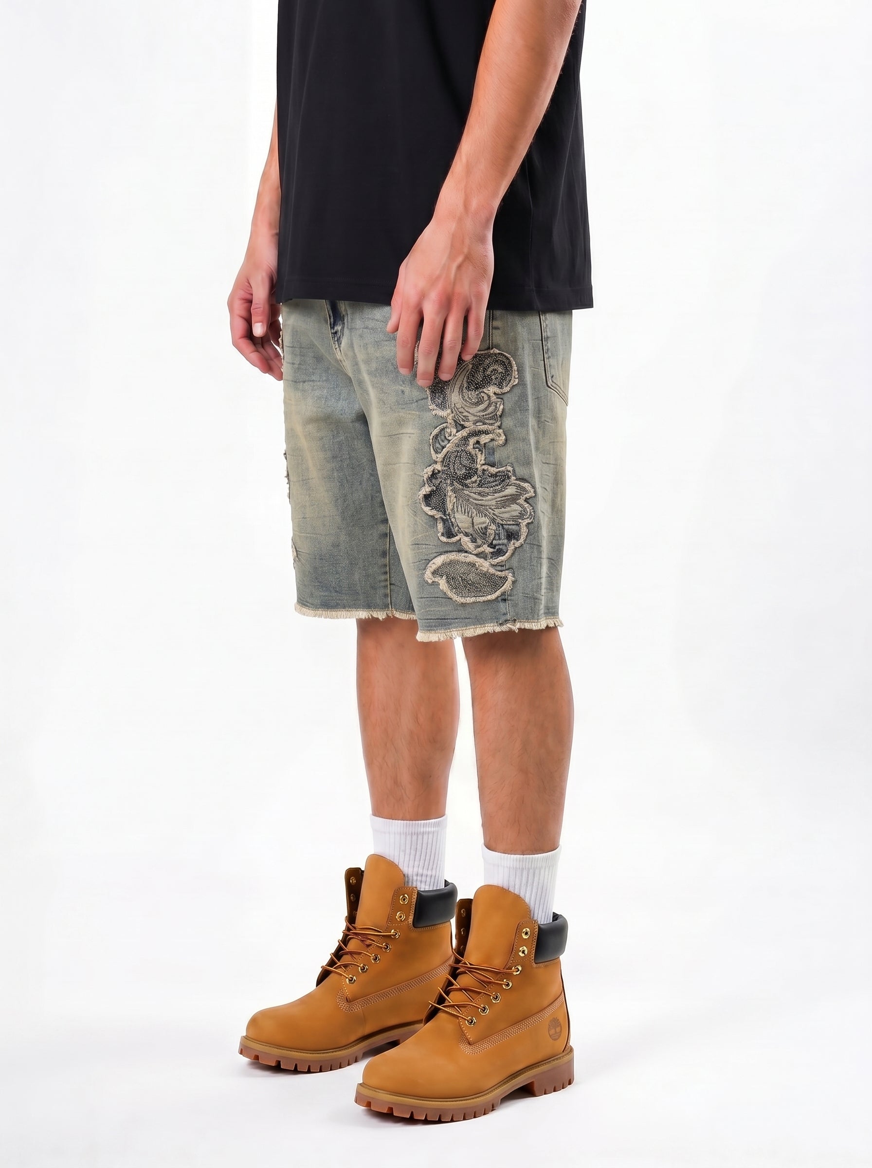 Waimea Men's Barouqe Rhinestone Shorts