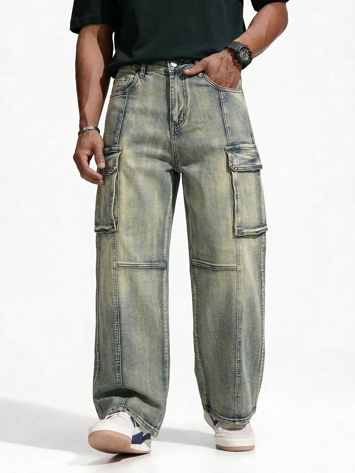 Baggy Jeans: Ripped, Denim Jeans for Men