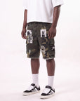 W BY Waimea Camo Patchwork Shorts