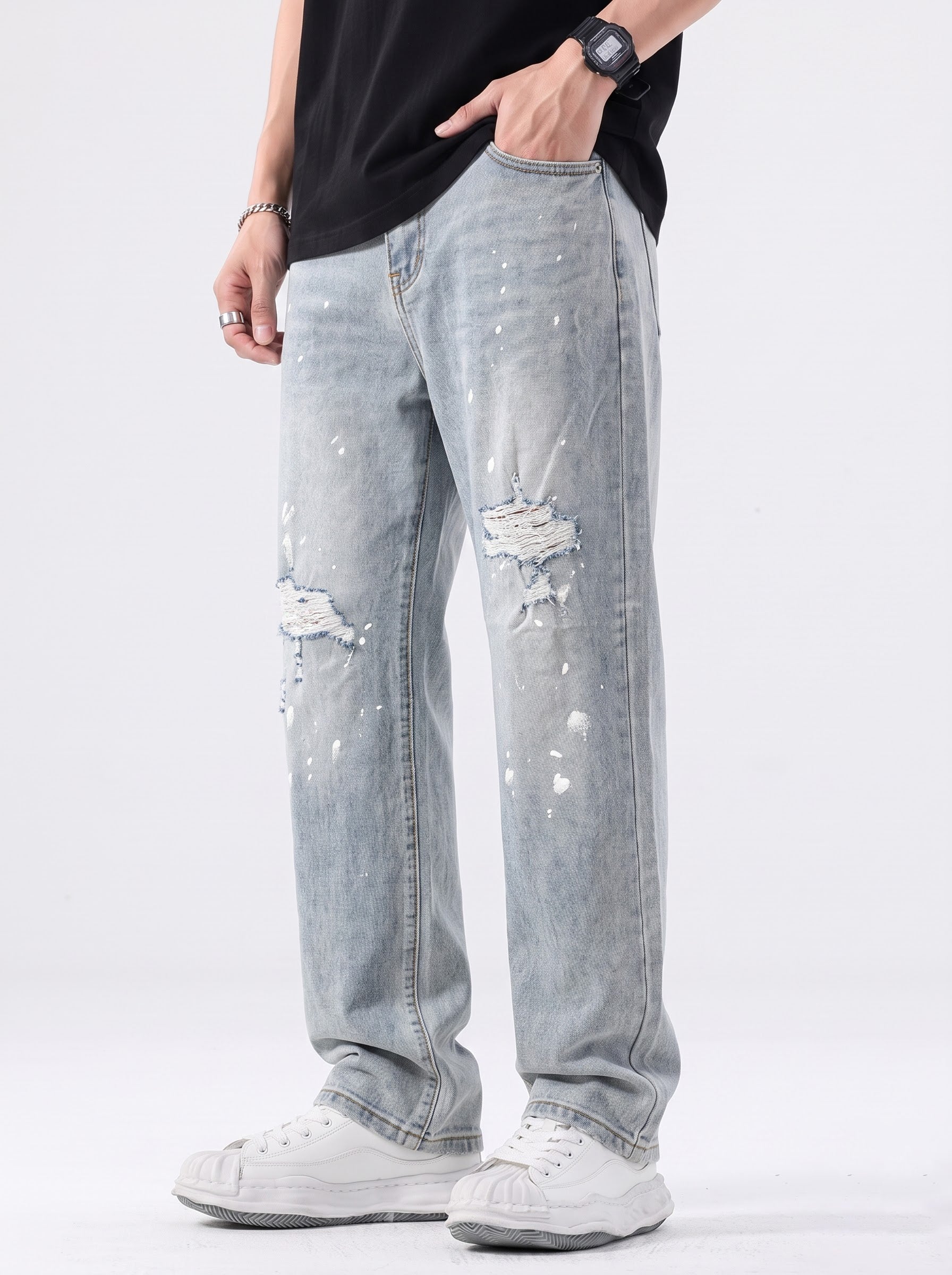 W by Waimea Street Relaxed Distressed Jean
