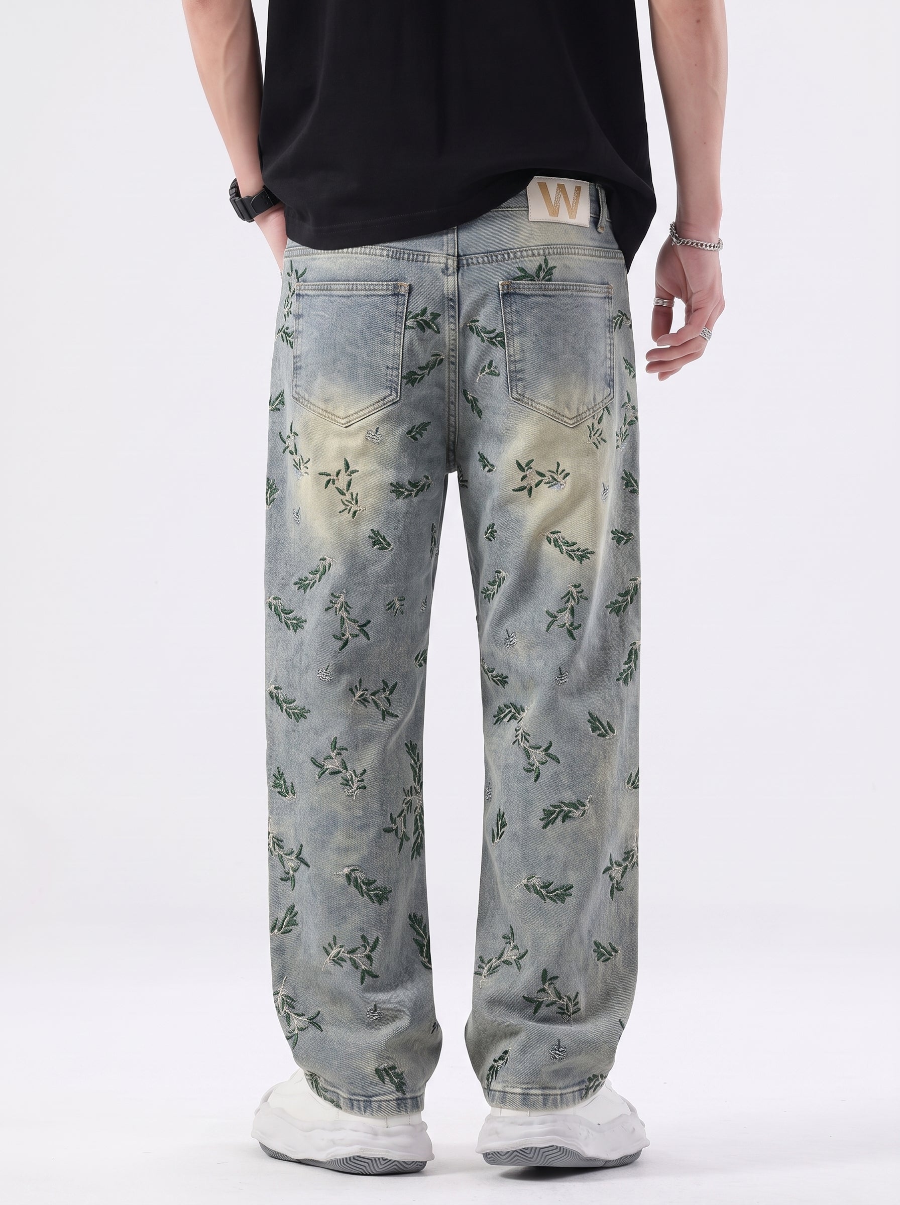 W by Waimea Woodland Forest Relaxed Jean