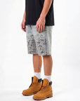 Waimea "Back to School" Plaid Denim Short