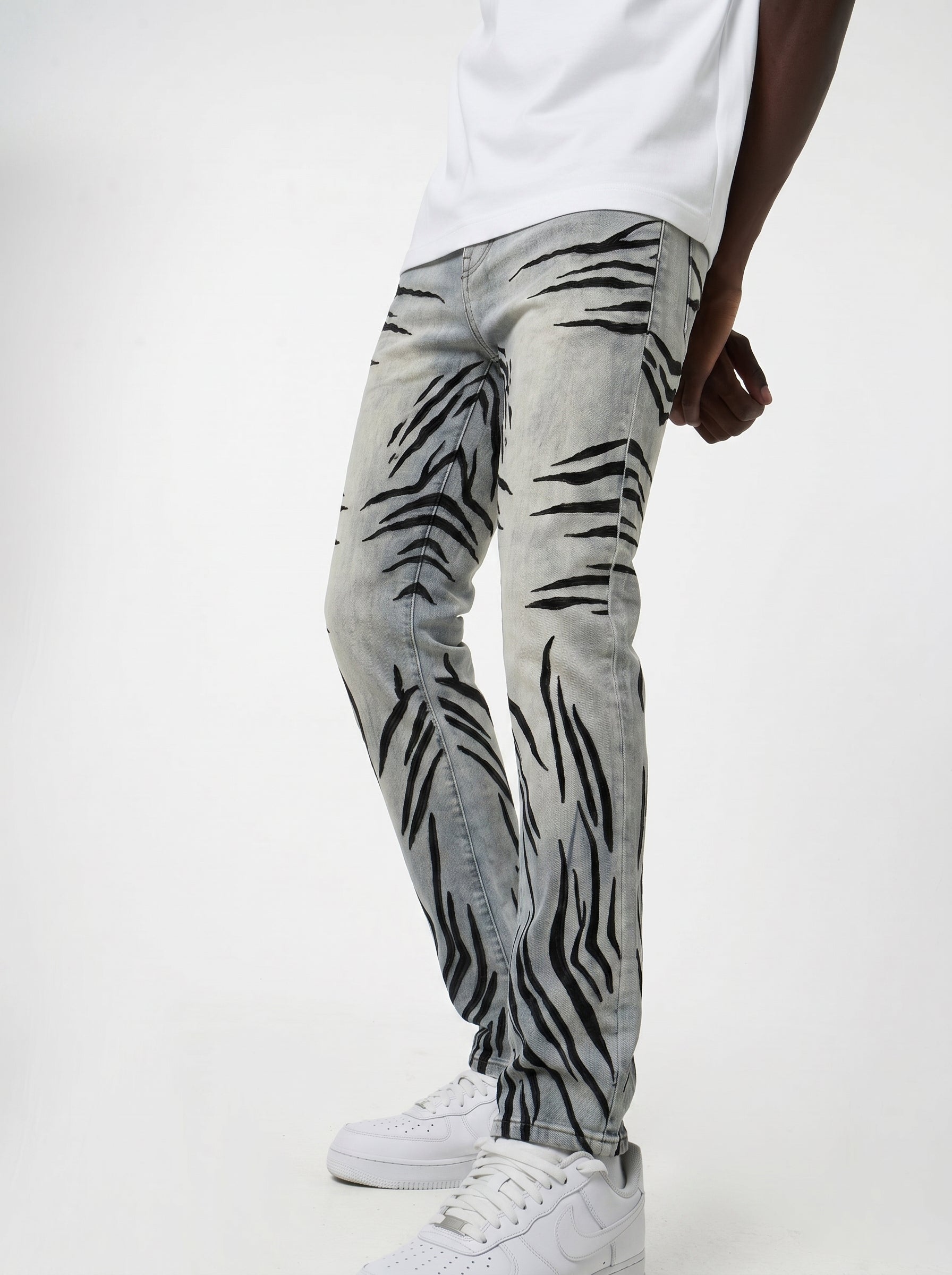 Men’s Blue Industrial Animal Slim Fit Jean