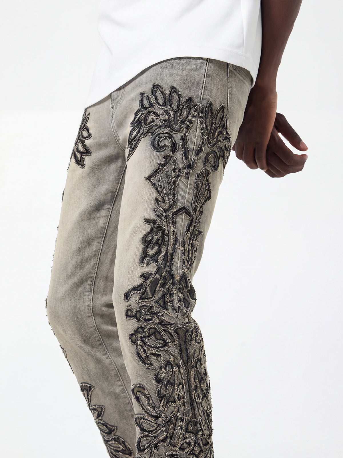 Waimea Men's Tribal Cheetah Slim Fit Jean