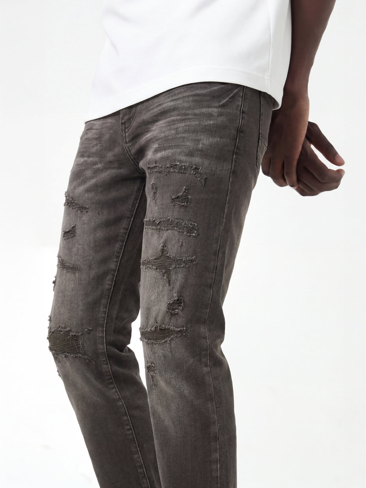 W by Waimea Men's Signature Distressed Slim Fit Jean