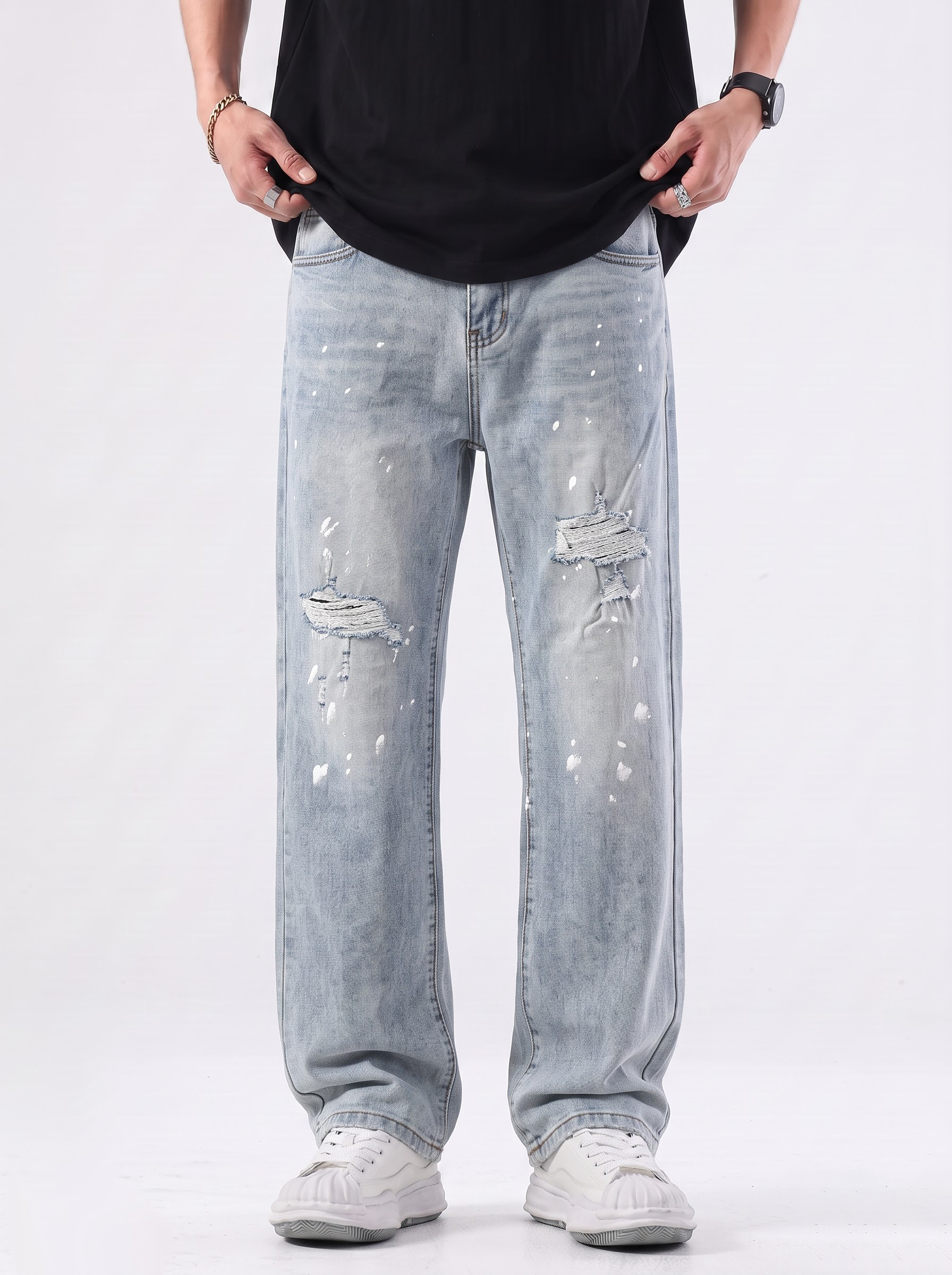 W by Waimea Street Relaxed Distressed Jean