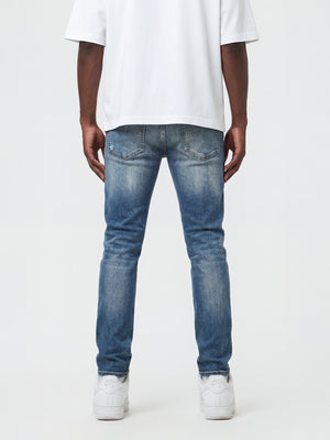 Waimea Men's Minimal Ripped Slim Fit Jean