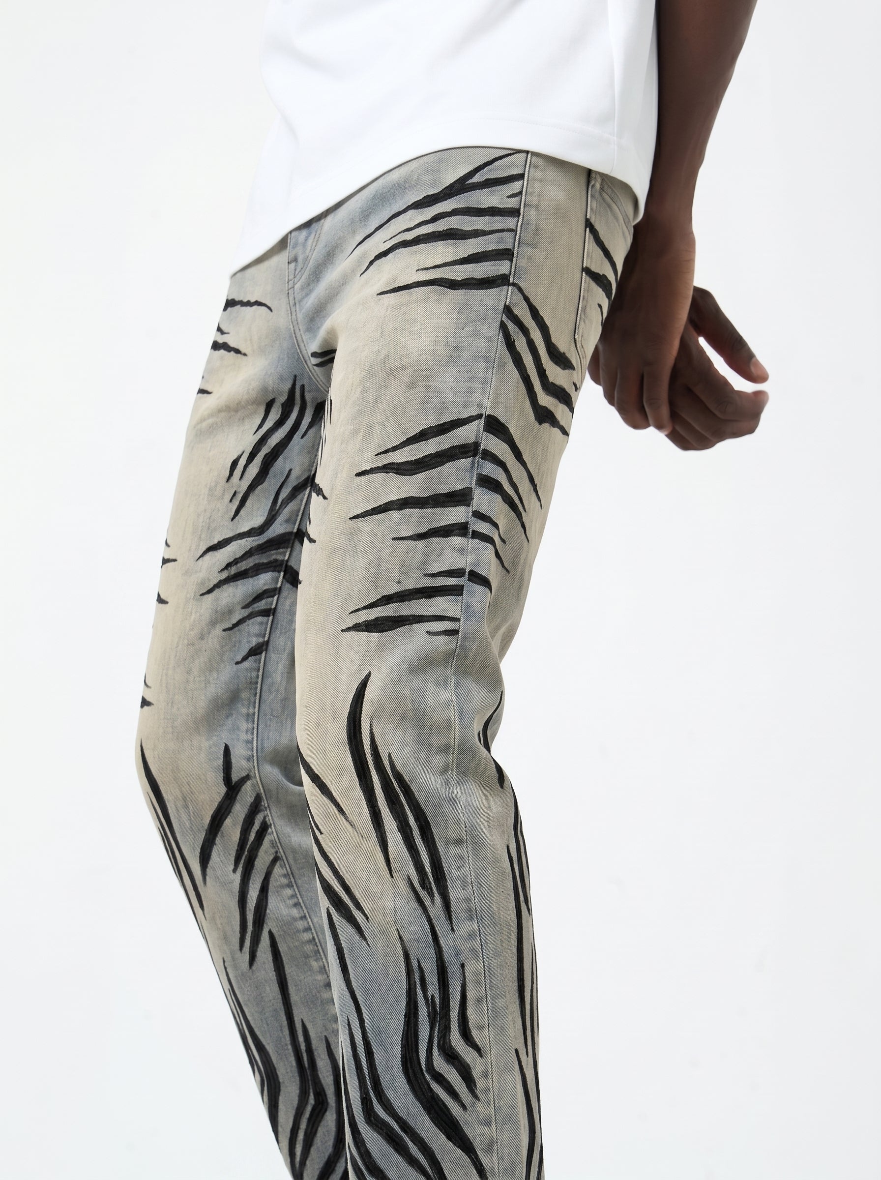 Men’s Blue Industrial Animal Slim Fit Jean
