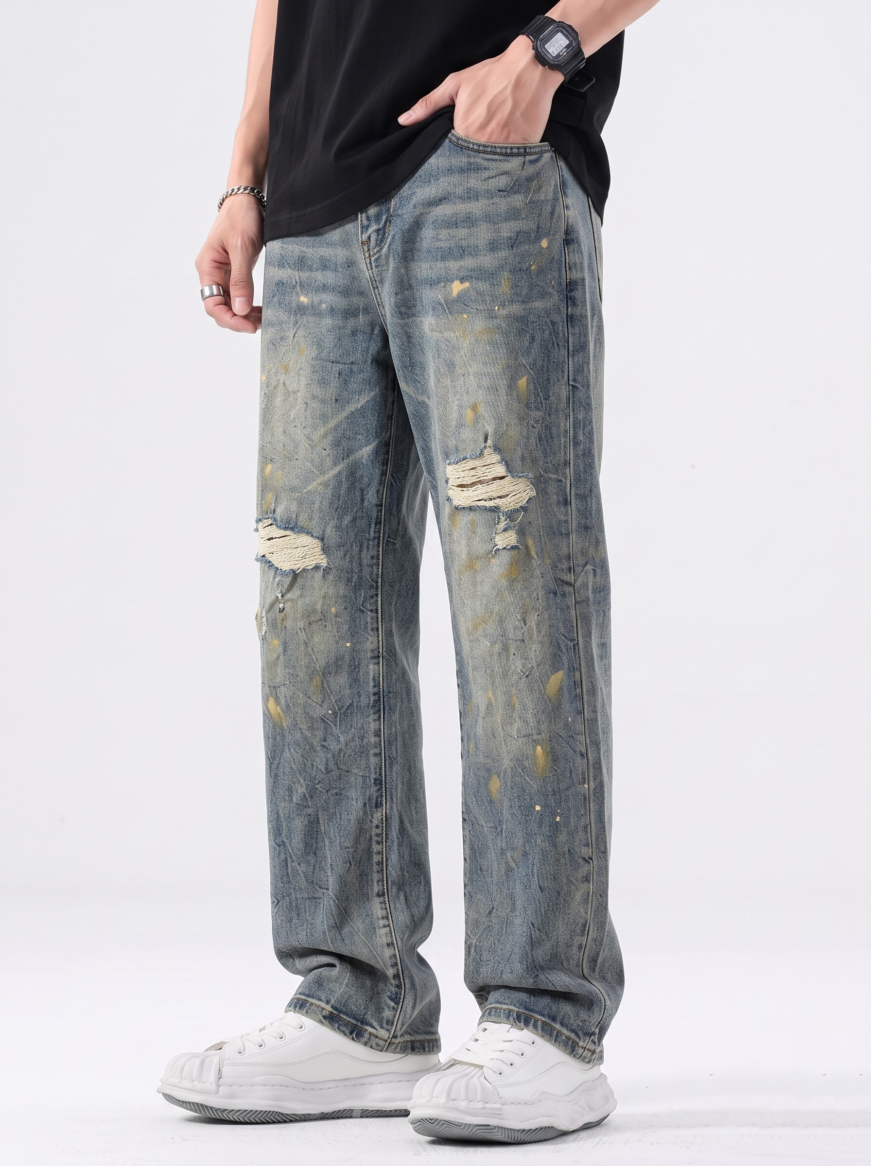 W by Waimea Street Relaxed Distressed Jean