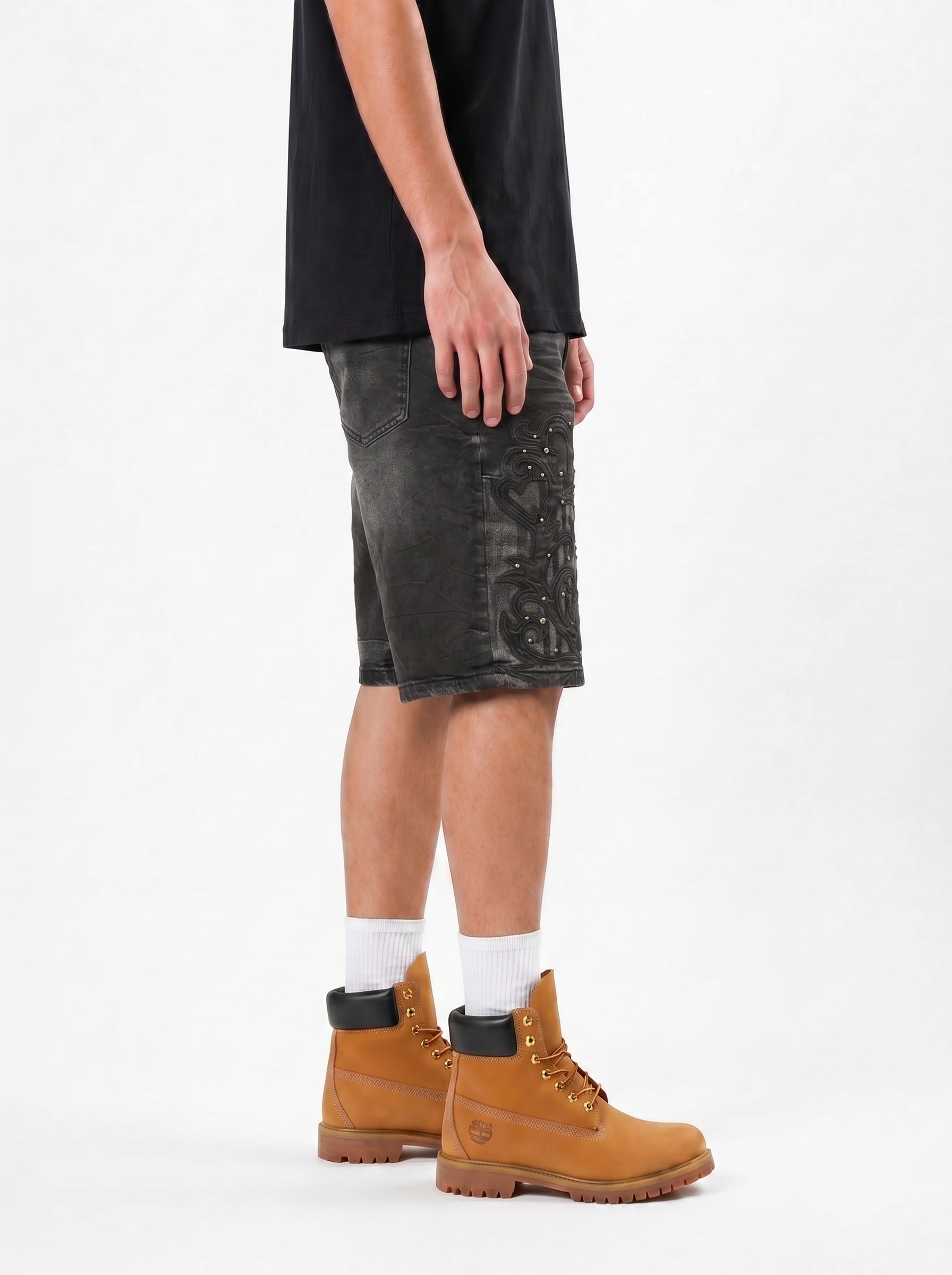 Waimea "Back to School" Plaid Denim Short