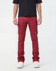 Waimea Men's Wax Coated Cargo Stacked Jeans