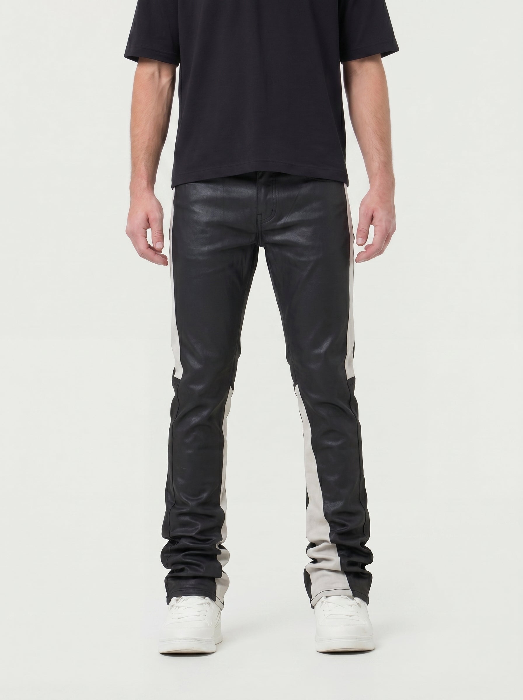 Waimea Men's Stacked PU Coated Jeans