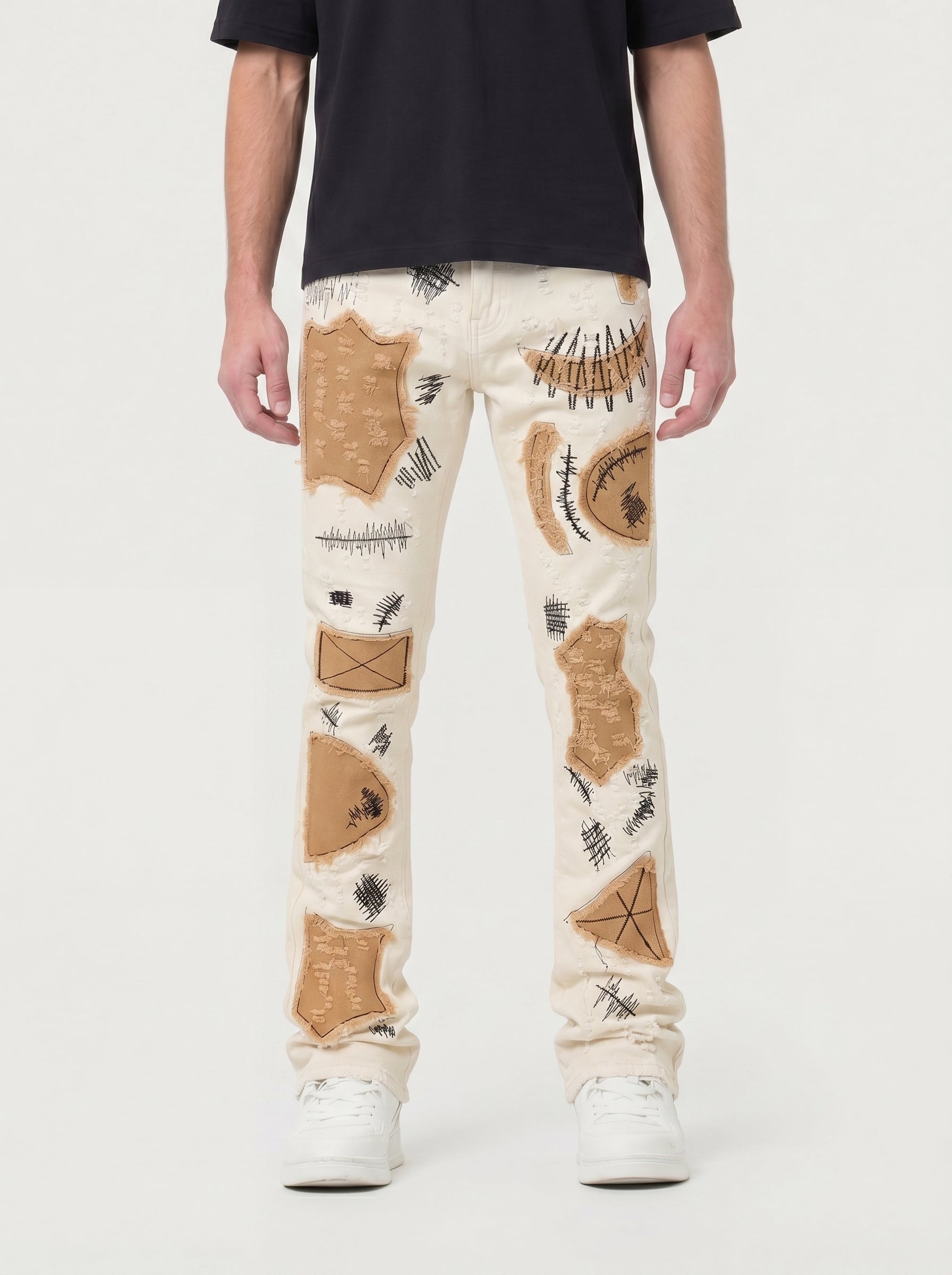 Mens Stacked Jeans:  Slim & Tapered Fits Collection