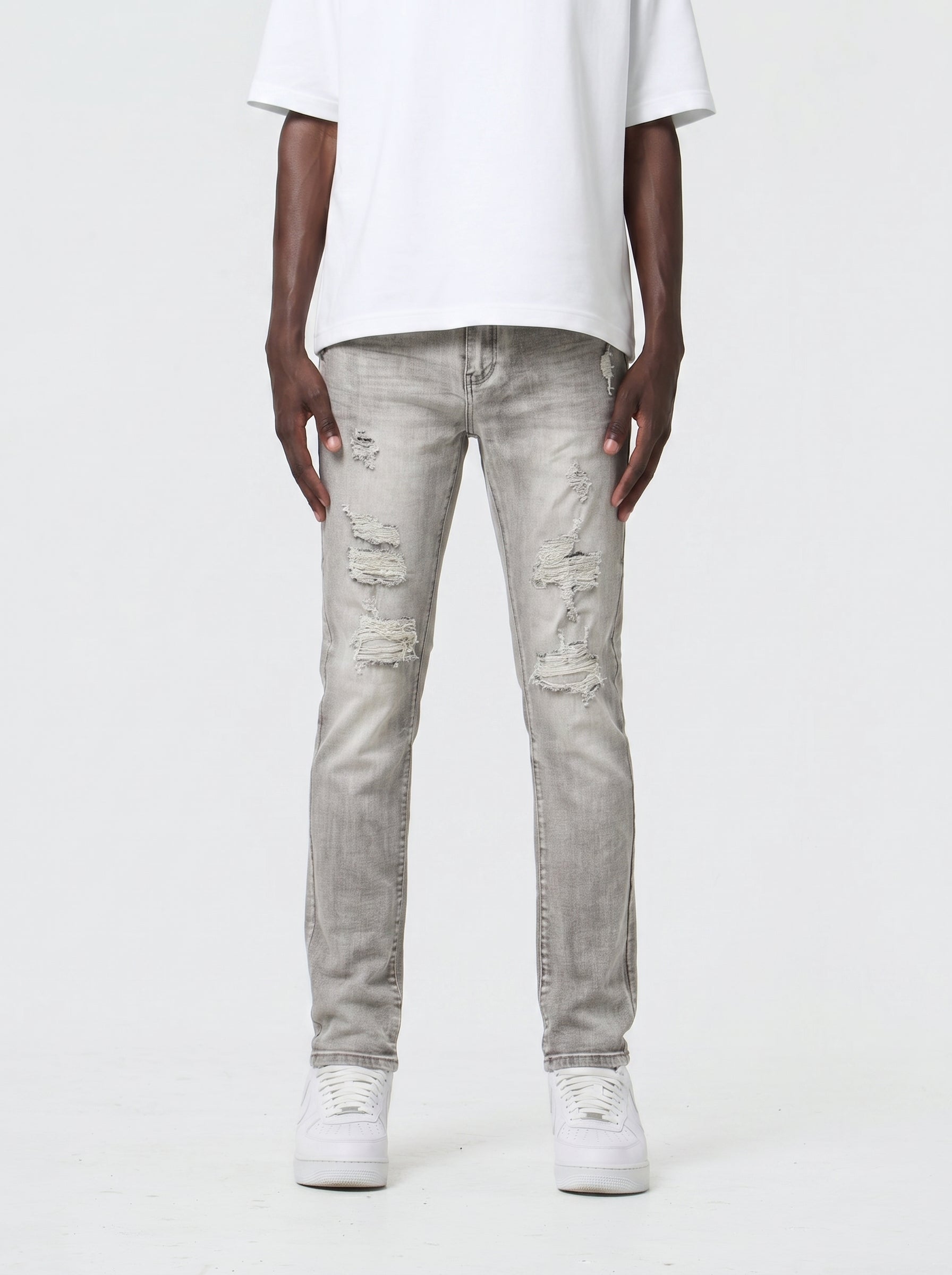 Waimea Men's Multi-Rip Slim Denim